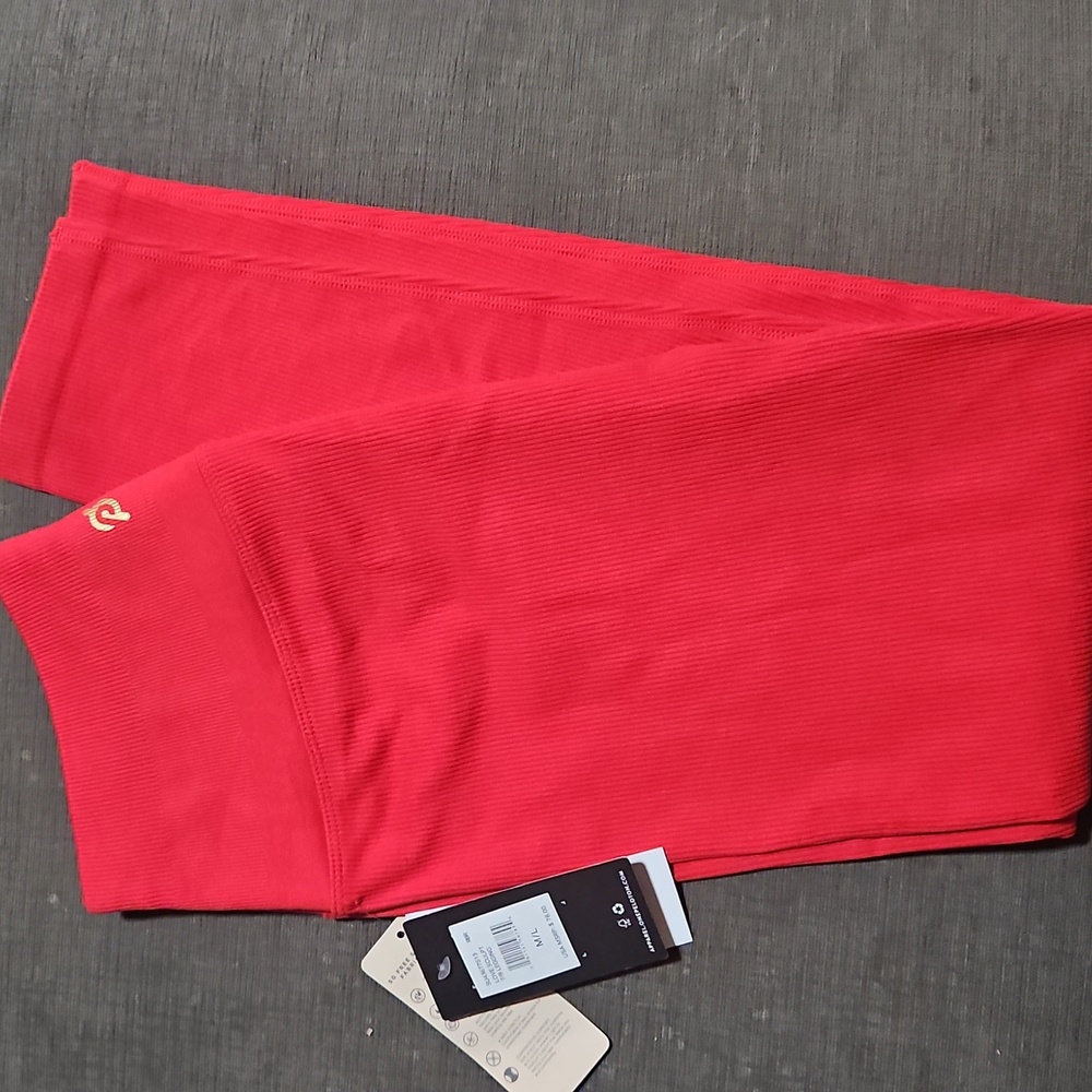 Peloton Red Leggings